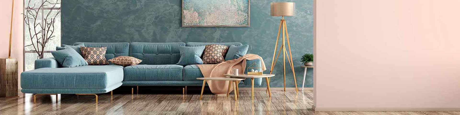 Turquoise marble and peach